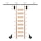 Meadow Lane Ladder 107 in. Pre-Finished Maple Black Hook with 8 ft. Rail Kit EG.300-107MA-08.08-PF - alternate 1